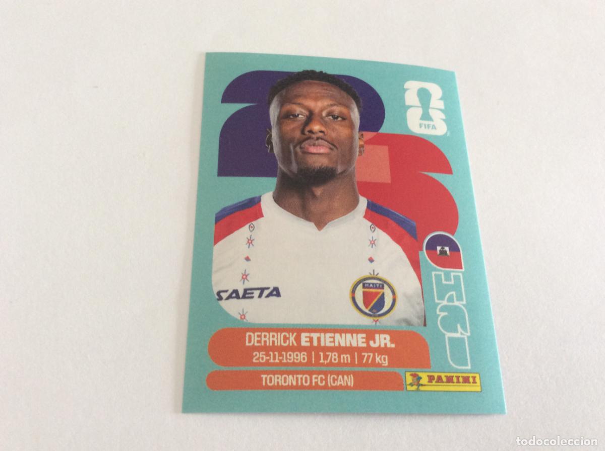 Cromos de f&uacute;tbol: HAI15 HAI 15 Derrick Etienne Jr Hait&iacute; Sticker Cromo FIFA World Cup 2026 26 Panini Mundial
