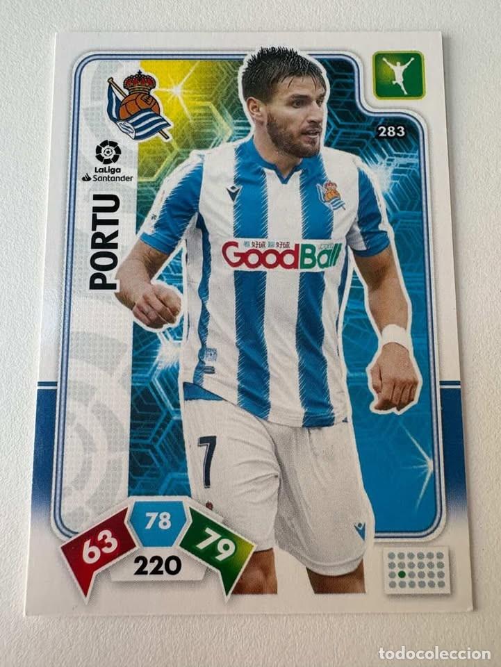 Cromos de f&uacute;tbol: Carta Portu Real Sociedad 283 Adrenalyn 2019-20