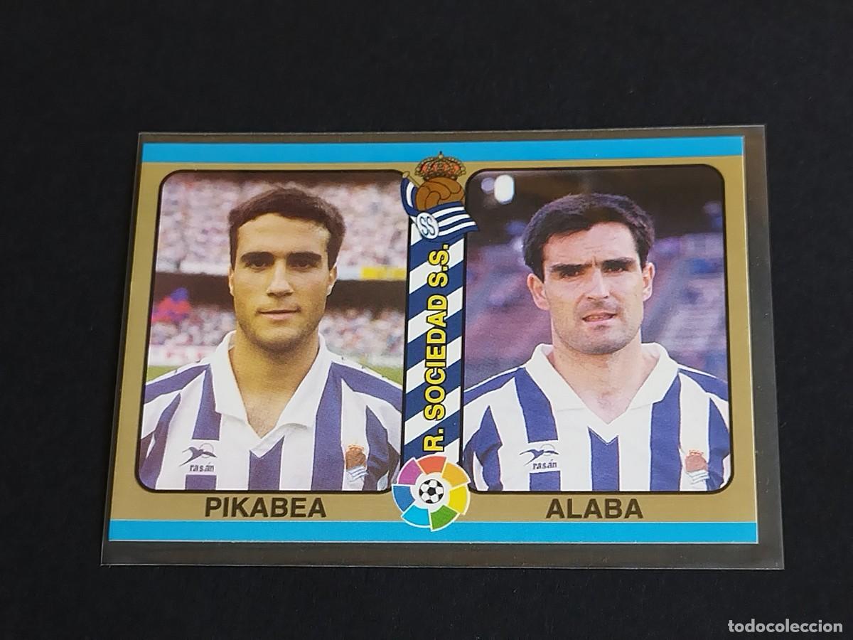 Cromos de f&uacute;tbol: PIKABEA ALABA #92 REAL SOCIEDAD - MUNDICROMO FUTBOL TOTAL LA LIGA 1994 1995 - MC SPORT 94 95