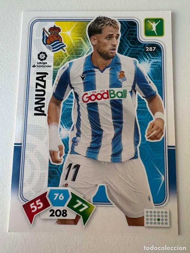 Cromos de f&uacute;tbol: Carta Januzaj Real Sociedad 287 Adrenalyn 2019-20