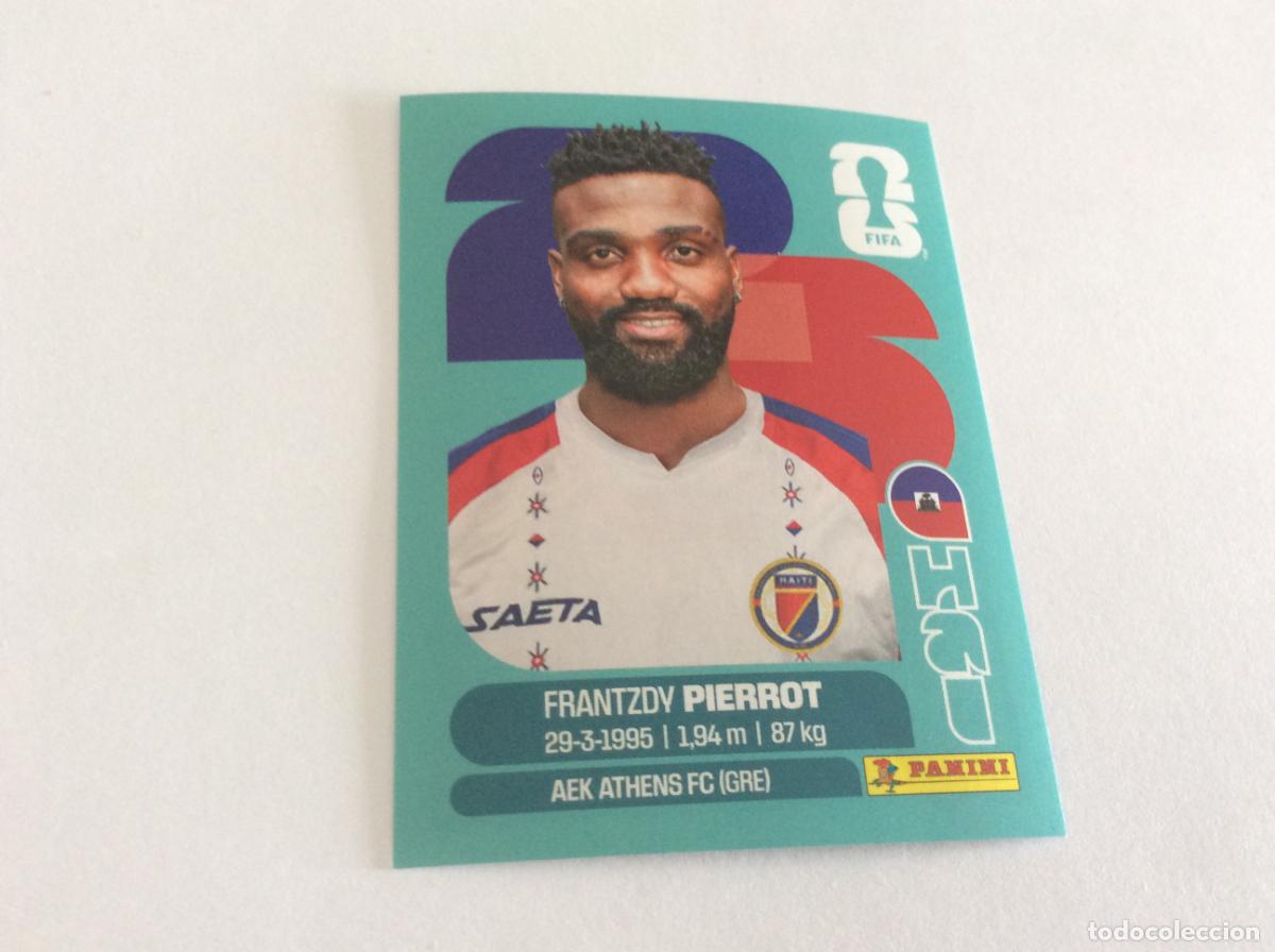 Cromos de f&uacute;tbol: HAI20 HAI 20 Frantzdy Pierrot Hait&iacute; Sticker Cromo FIFA World Cup 2026 26 Panini Mundial