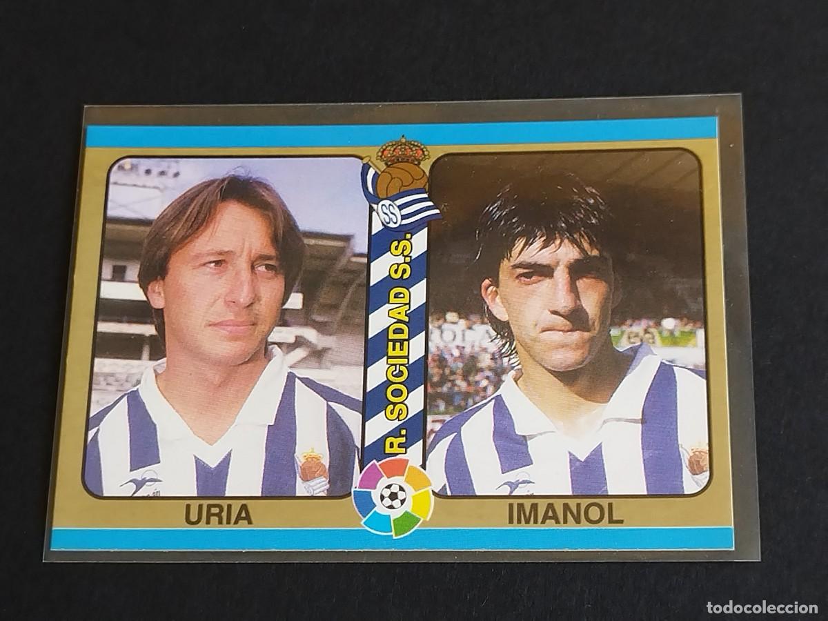 Cromos de f&uacute;tbol: URIA IMANOL #93 REAL SOCIEDAD - MUNDICROMO FUTBOL TOTAL LA LIGA 1994 1995 - MC SPORT 94 95