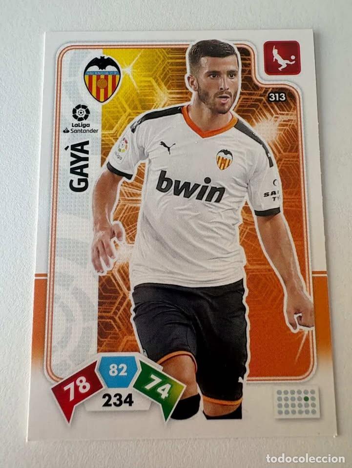 Fu&szlig;ball-Sticker: Carta Gay&agrave; Valencia 313 Adrenalyn 2019-20
