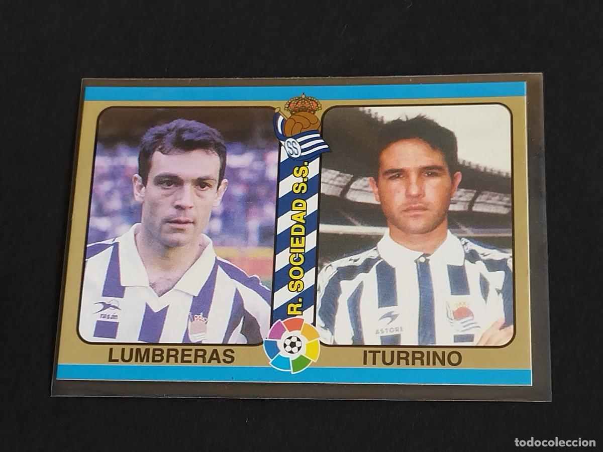 Fu&szlig;ball-Sticker: LUMBRERAS ITURRINO #95 REAL SOCIEDAD - MUNDICROMO FUTBOL TOTAL LA LIGA 1994 1995 - MC SPORT 94 95