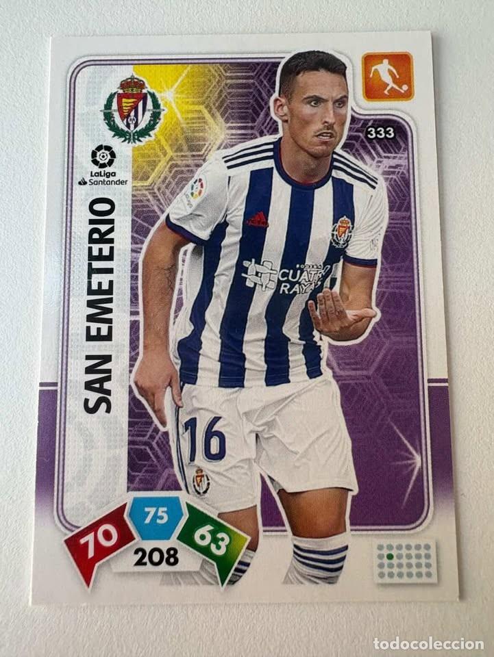 Fu&szlig;ball-Sticker: Carta San Emeterio Valladolid 333 Adrenalyn 2019-20