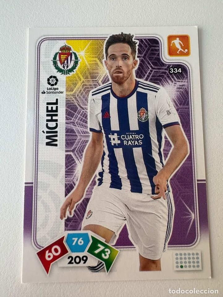 Fu&szlig;ball-Sticker: Carta M&iacute;chel Valladolid 334 Adrenalyn 2019-20