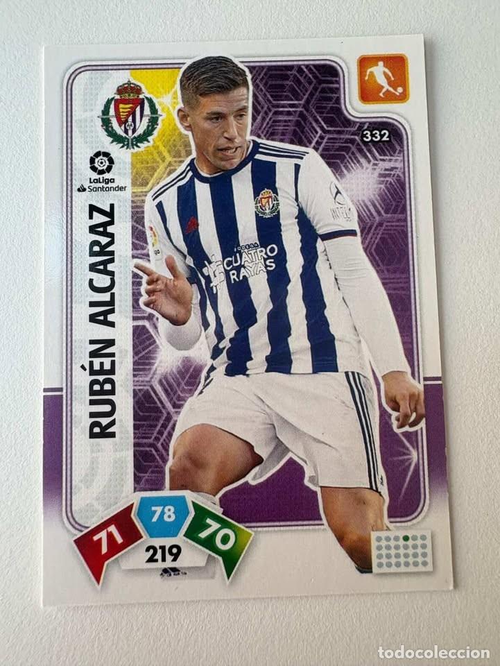 Fu&szlig;ball-Sticker: Carta Rub&eacute;n Alcaraz Valladolid 332 Adrenalyn 2019-20