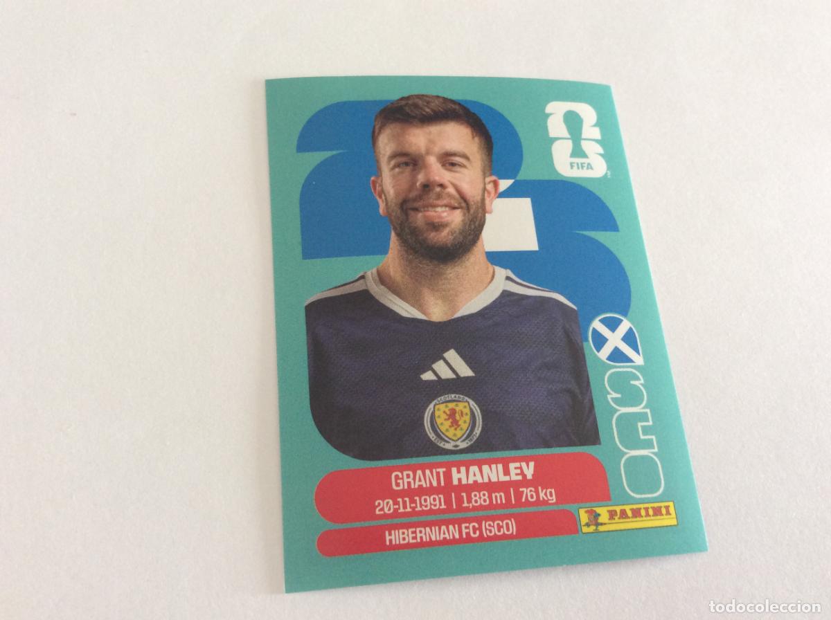 Cromos de Futebol: SCO10 SCO 10 Grant Hanley Escocia Sticker Cromo FIFA World Cup 2026 26 Panini Mundial
