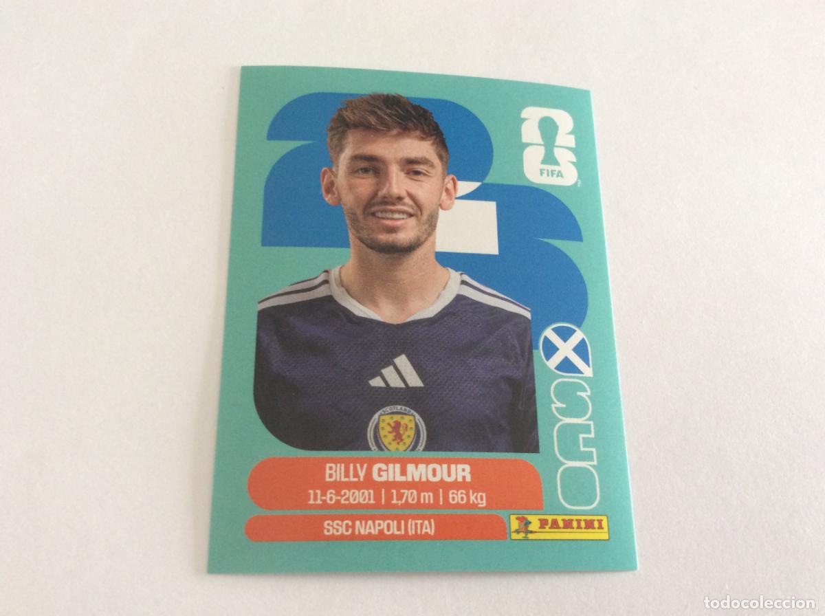 Fu&szlig;ball-Sticker: SCO12 SCO 12 Billy Gilmour Escocia Sticker Cromo FIFA World Cup 2026 26 Panini Mundial
