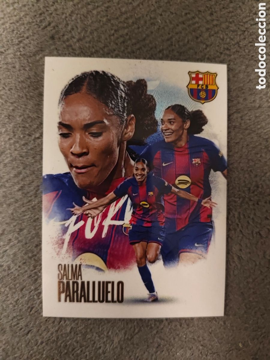 Fu&szlig;ball-Sticker: FUTERA FX 2025 2026 BBP30. SALMA PARALLUELO (FC BARCELONA) PREMIUM CARD 25 26 AAD