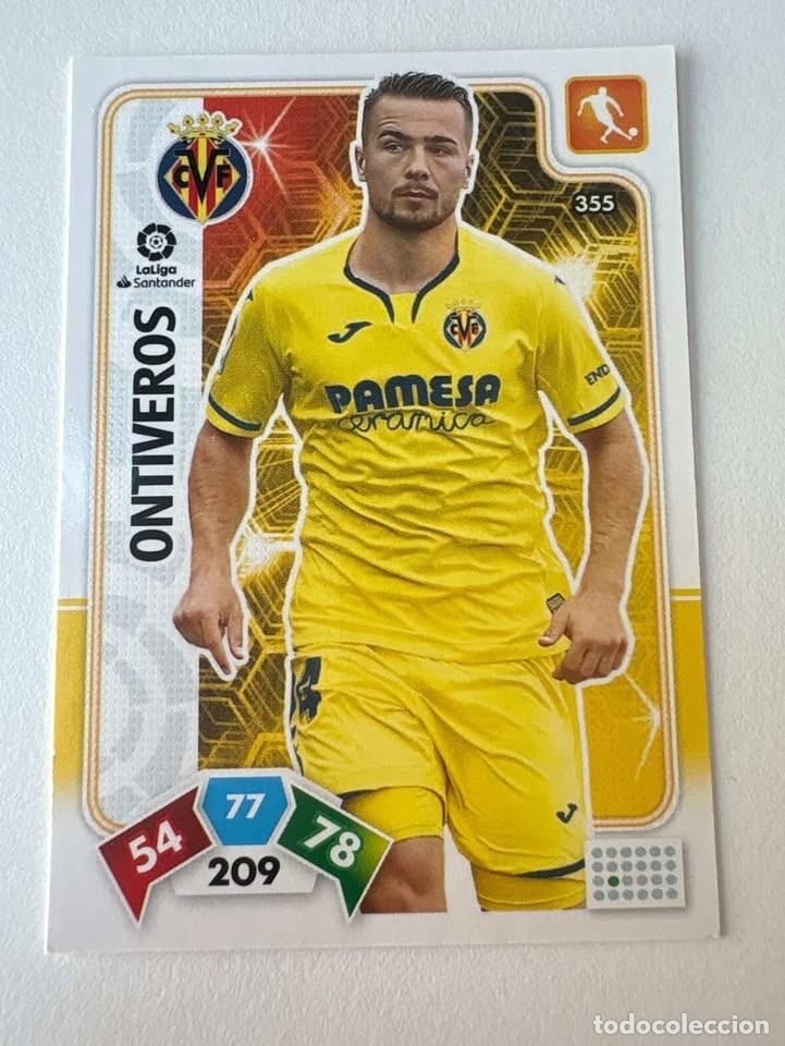 Cromos de f&uacute;tbol: Carta Ontiveros Villareal 355 Adrenalyn 2019-20