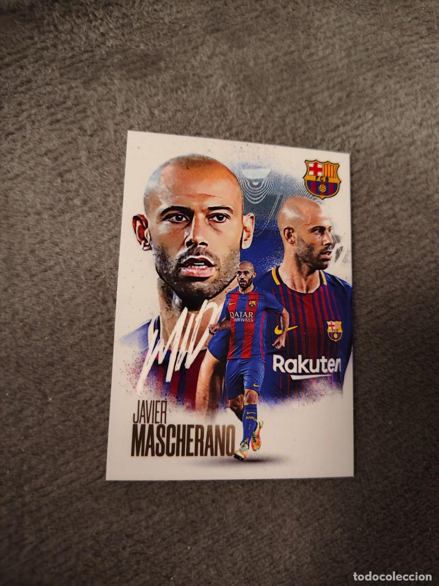 Cromos de f&uacute;tbol: FUTERA FX 2025 2026 BBP38. JAVIER MASCHERANO (FC BARCELONA) PREMIUM CARD 25 26 AAD