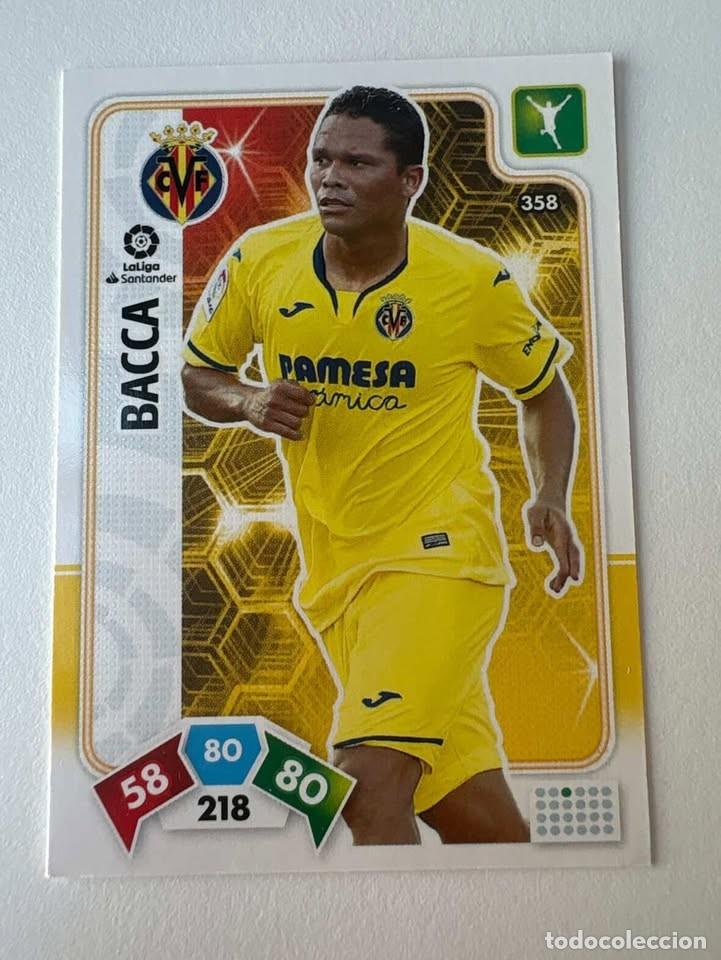 Cromos de f&uacute;tbol: Carta Bacca Villareal 358 Adrenalyn 2019-20