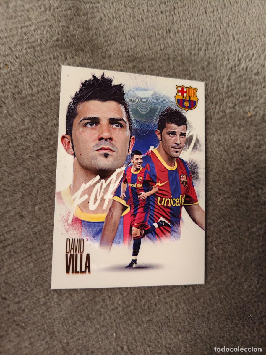 Cromos de f&uacute;tbol: FUTERA FX 2025 2026 BBP41. DAVID VILLA (FC BARCELONA) PREMIUM CARD 25 26 AAD