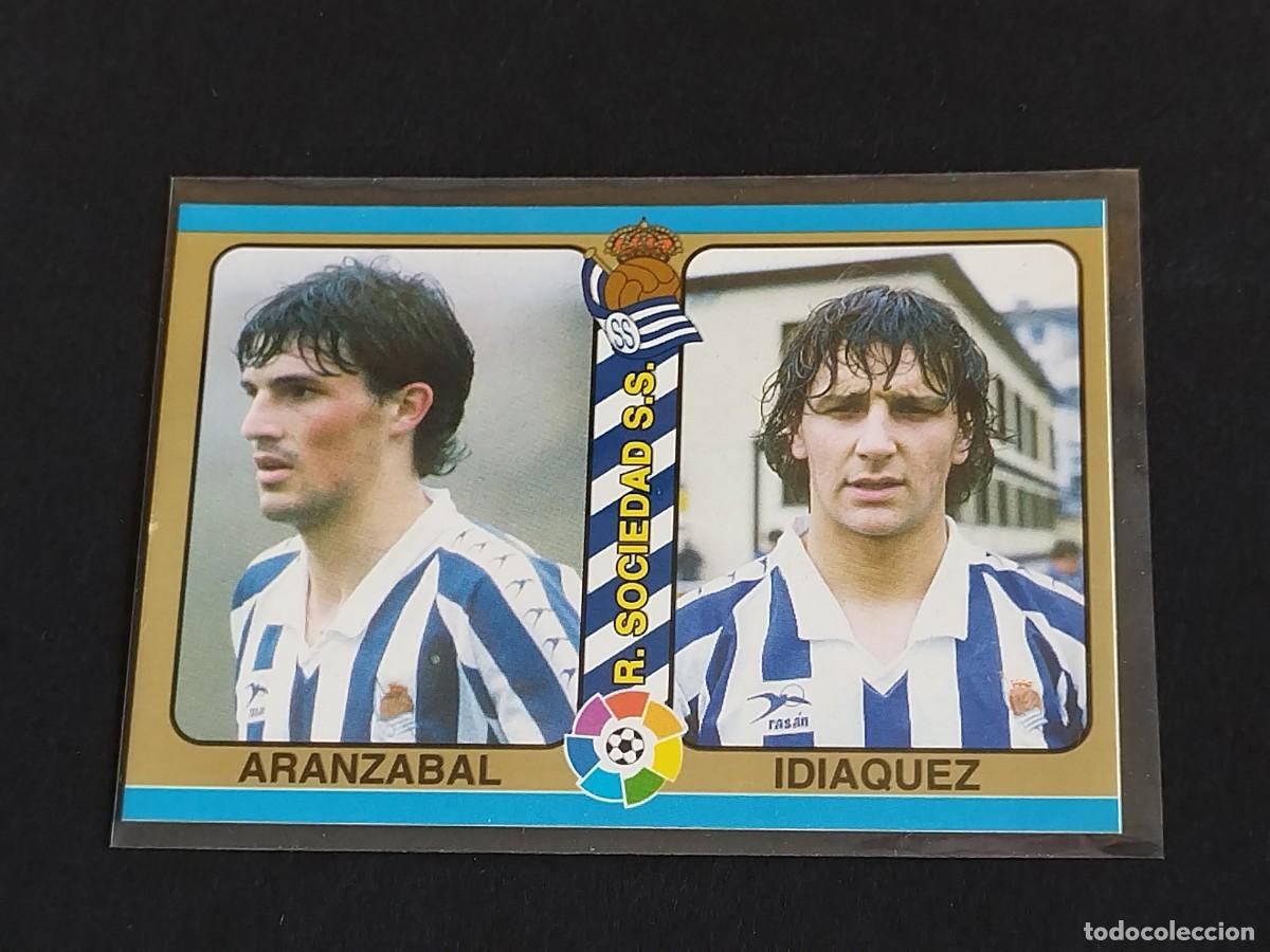 Cromos de f&uacute;tbol: ARANZABAL IDIAQUEZ #99 REAL SOCIEDAD - MUNDICROMO FUTBOL TOTAL LA LIGA 1994 1995 - MC SPORT 94 95
