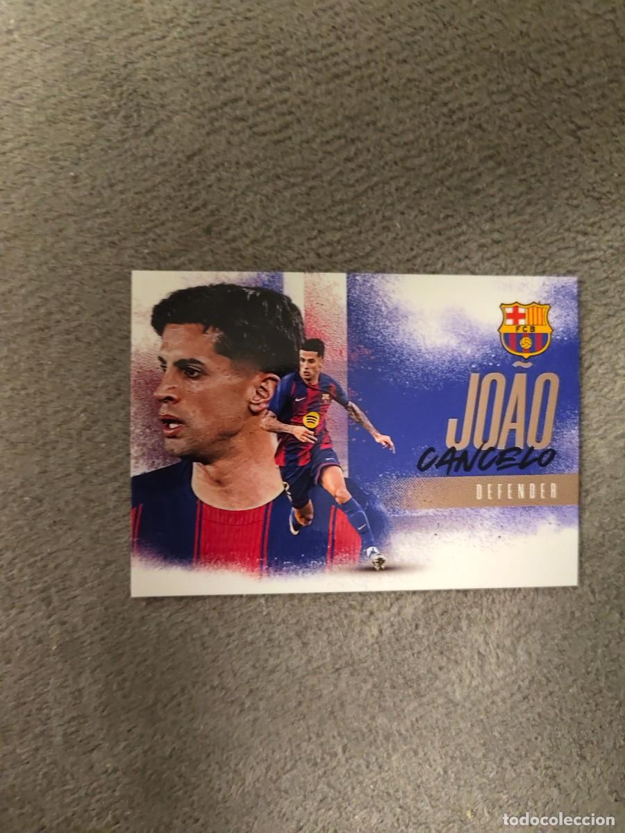 Cromos de f&uacute;tbol: FUTERA FX 2025 2026 BBL09. JO&Atilde;O CANCELO (FC BARCELONA) PREMIUM CARD 25 26 AAD