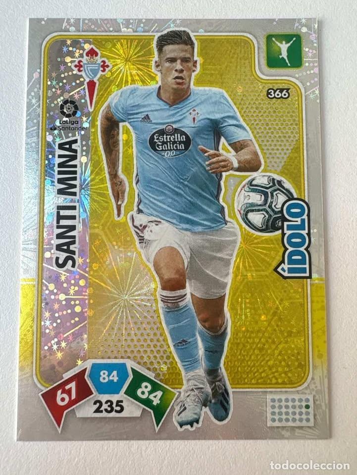 Cromos de f&uacute;tbol: Carta Santi Mina Celta &Iacute;dolo 366 Adrenalyn 2019-20