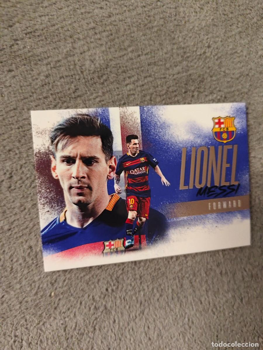 Cromos de f&uacute;tbol: FUTERA FX 2025 2026 BBL39. LIONEL MESSI (FC BARCELONA) PREMIUM CARD 25 26 AAD