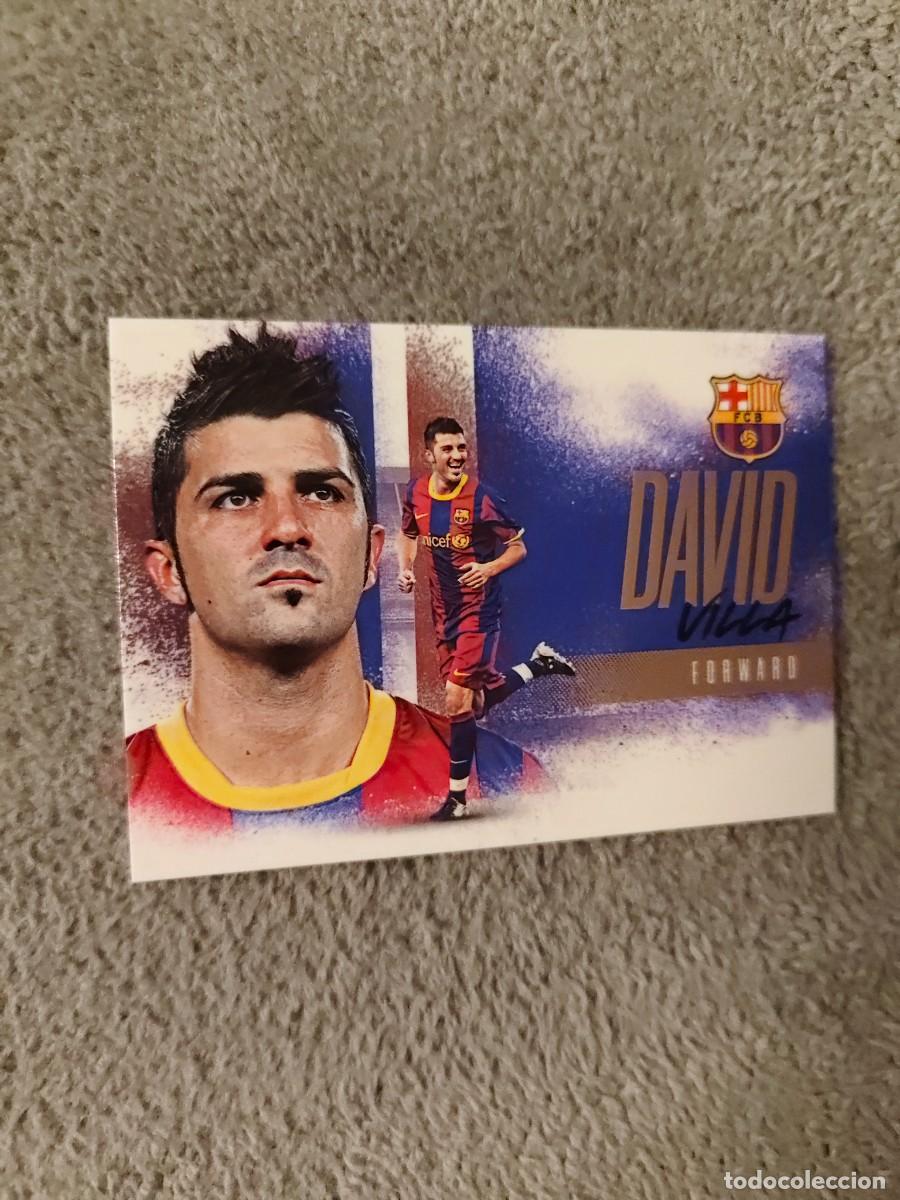 Cromos de f&uacute;tbol: FUTERA FX 2025 2026 BBL41. DAVID VILLA (FC BARCELONA) PREMIUM CARD 25 26 AAD