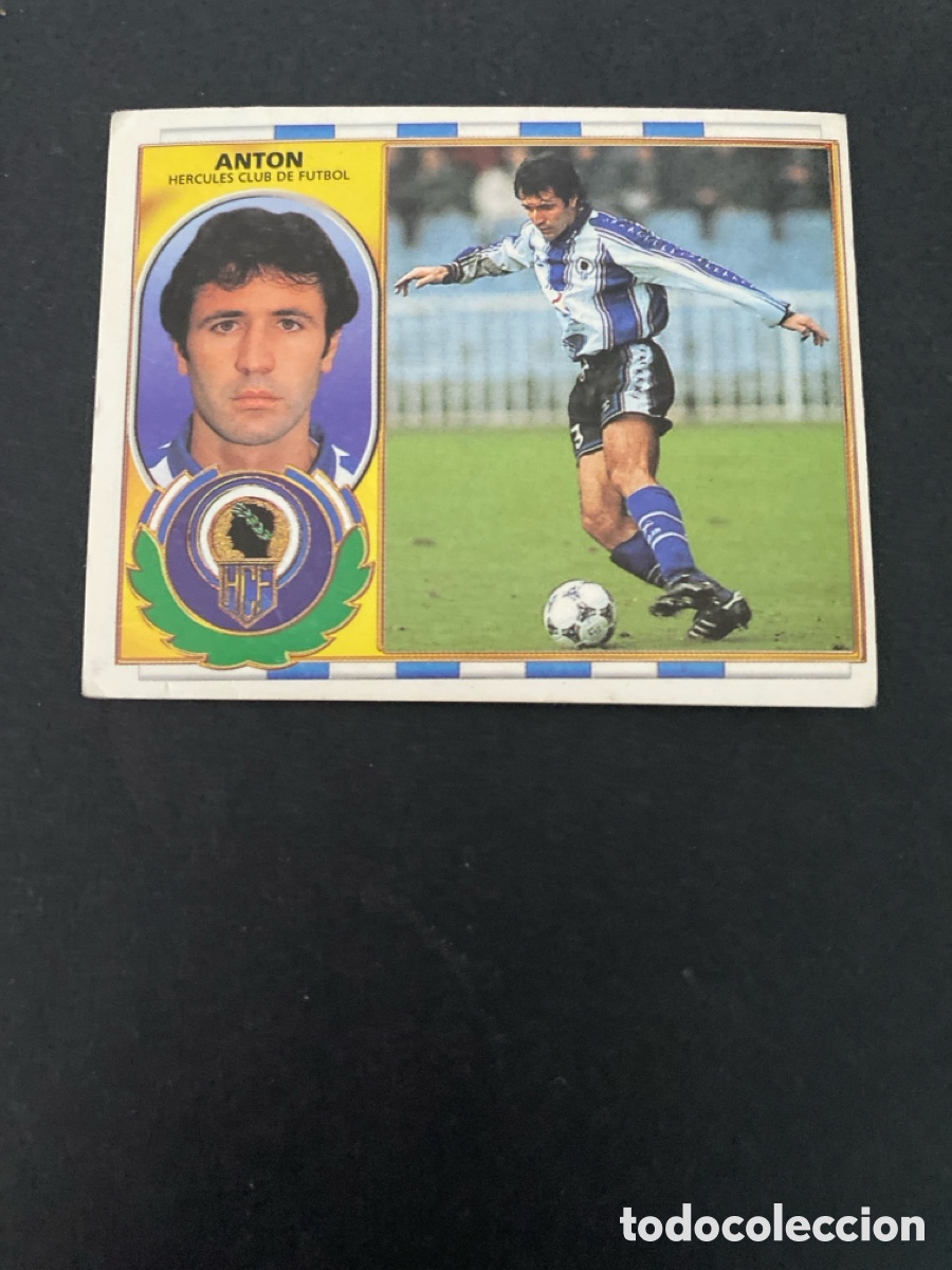 Cromos de f&uacute;tbol: Cromo liga 96/97 H&eacute;rcules CF nunca pegado