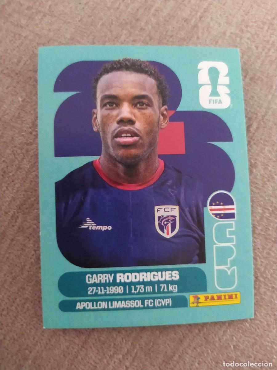Cromos de f&uacute;tbol: CPV 15 Garry RODRIGUES Cabo Verde Mundial 2026 Panini
