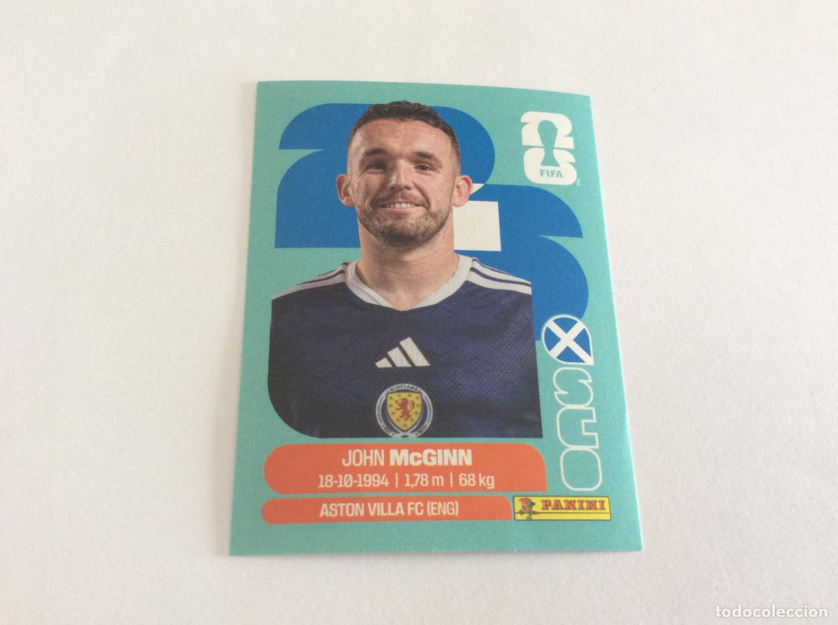 Cromos de f&uacute;tbol: SCO17 SCO 17 John McGinn Escocia Sticker Cromo FIFA World Cup 2026 26 Panini Mundial