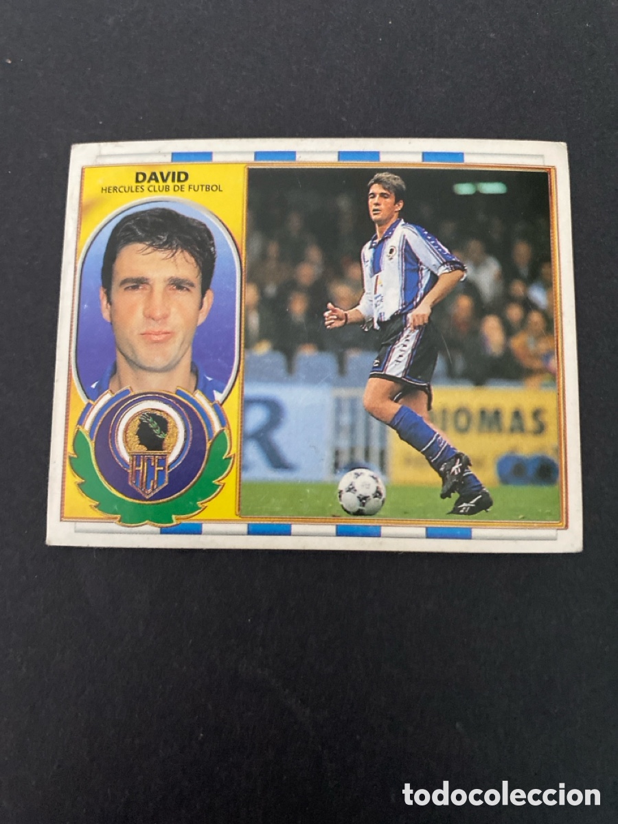 Cromos de f&uacute;tbol: Cromo liga 96/97 H&eacute;rcules CF nunca pegado