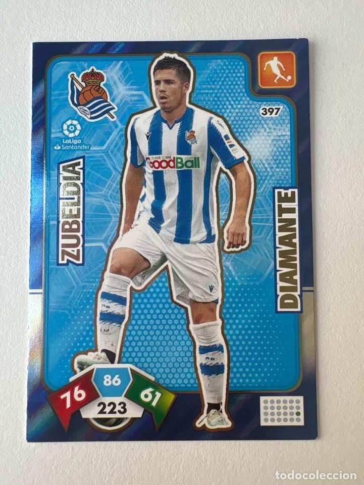 Cromos de f&uacute;tbol: Carta Zubeldia Real Sociedad Diamante 397 Adrenalyn 2019-20