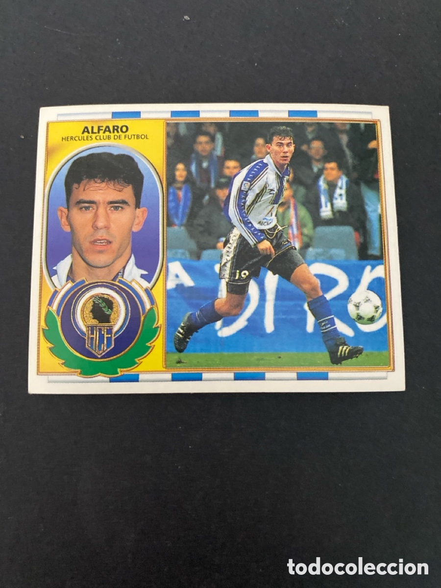 Cromos de f&uacute;tbol: Cromo liga 96/97 H&eacute;rcules CF nunca pegado