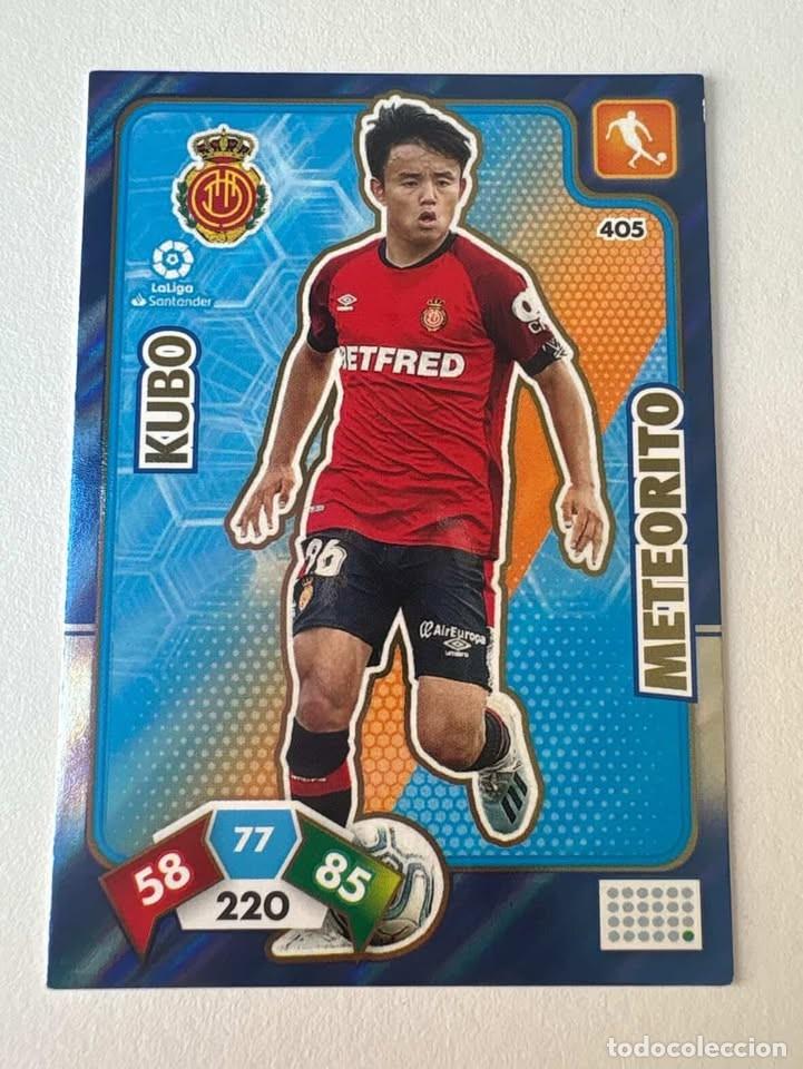 Cromos de f&uacute;tbol: Carta Kubo Mallorca Meteorito 405 Adrenalyn 2019-20