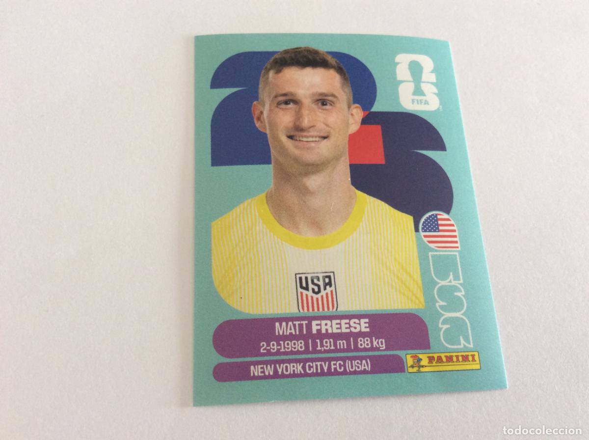 Cromos de f&uacute;tbol: USA2 USA 2 Matt Freeseticker Cromo FIFA World Cup 2026 26 Panini Mundial