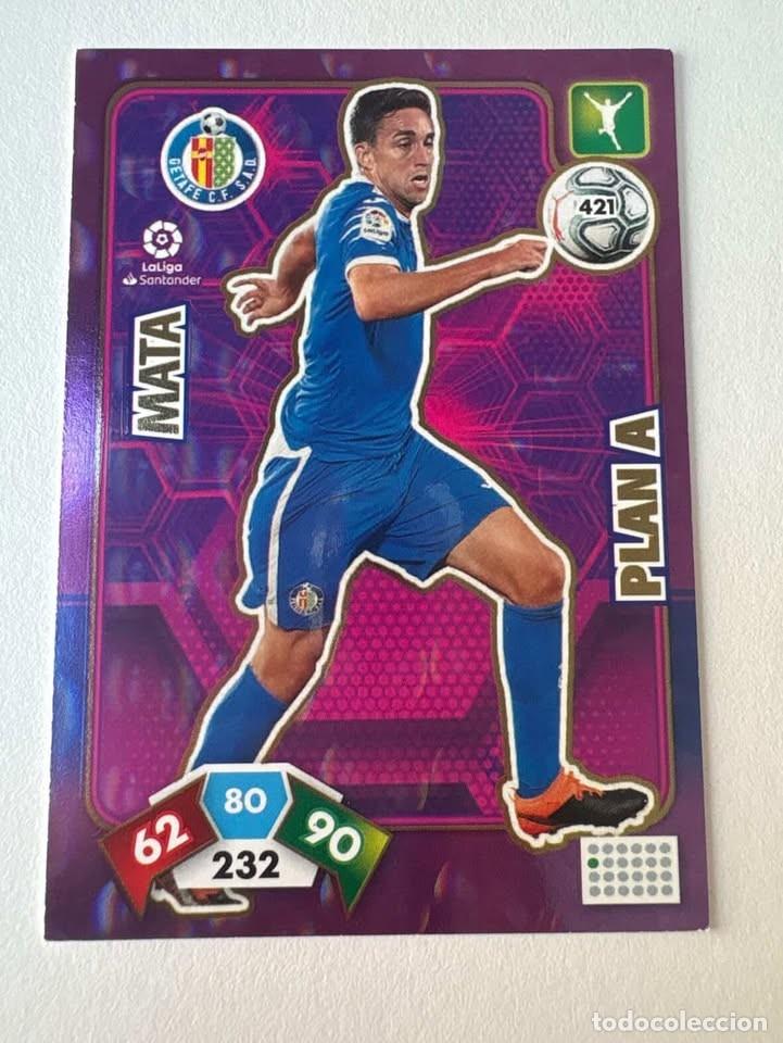 Cromos de f&uacute;tbol: Carta Mata Getafe Plan A 421 Adrenalyn 2019-20