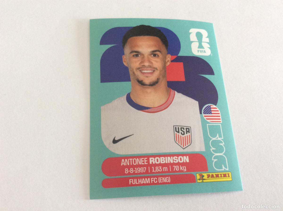 Cromos de f&uacute;tbol: USA7 USA 7 Antonee Robinson Cromo FIFA World Cup 2026 26 Panini Mundial