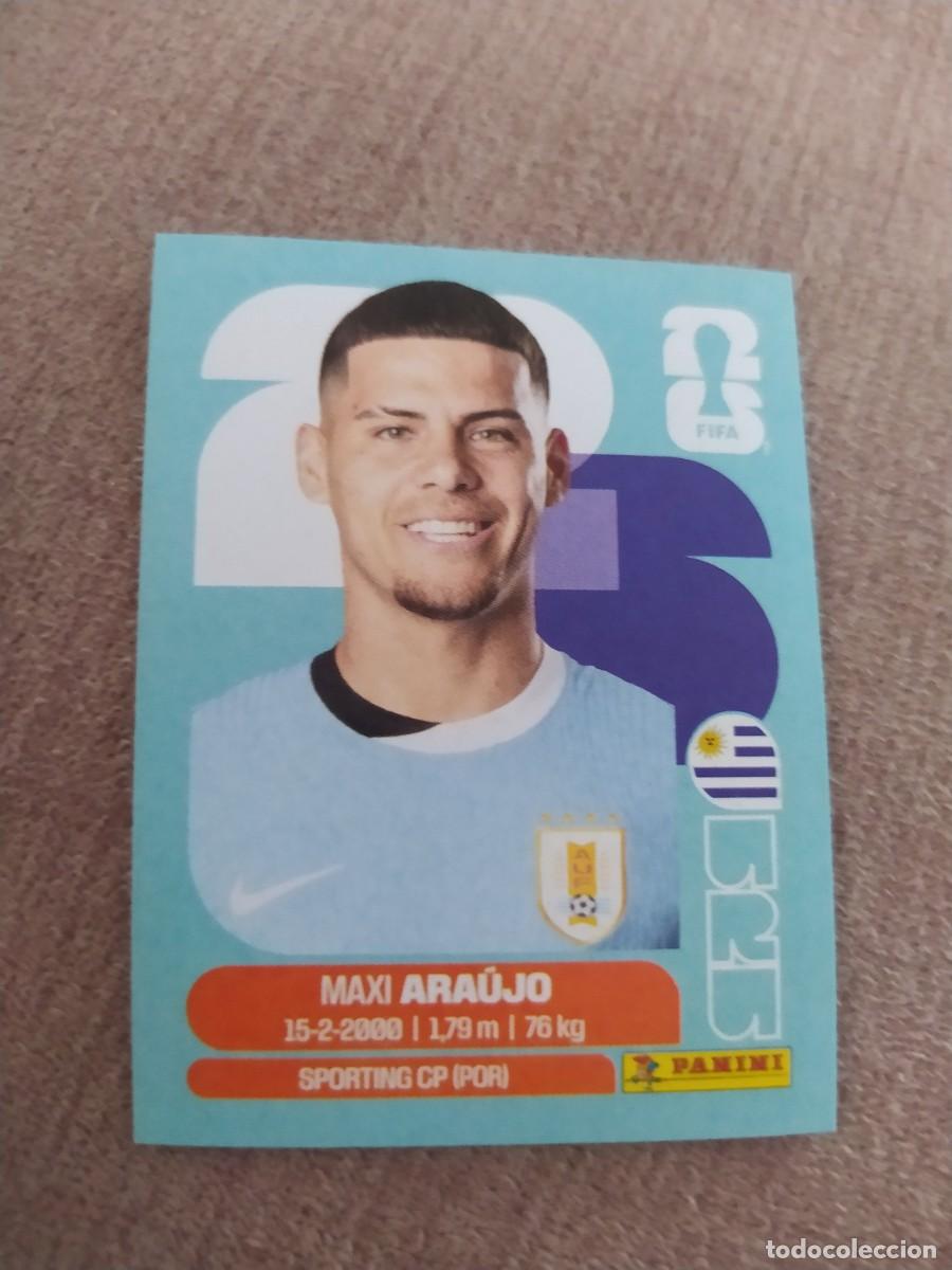 Cartes &agrave; collectionner de Football: URU 16 Maxi ARAUJO Uruguay Mundial 2026 Panini