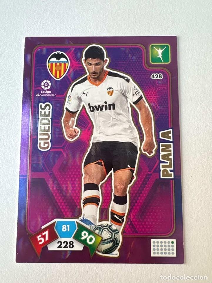 Cromos de f&uacute;tbol: Carta Guedes Valencia Plan A 428 Adrenalyn 2019-20