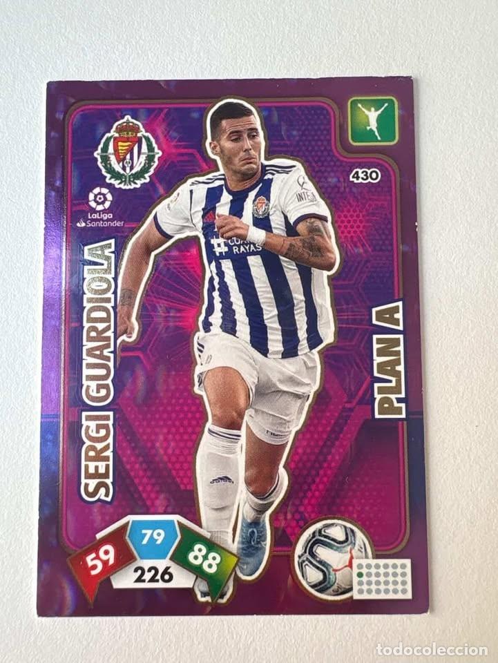 Cromos de f&uacute;tbol: Carta Sergi Guardiola Valladolid Plan A 430 Adrenalyn 2019-20