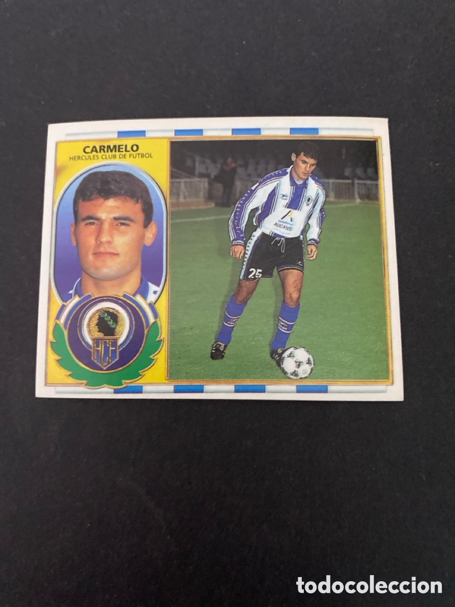 Cromos de f&uacute;tbol: Cromo liga 96/97 H&eacute;rcules CF nunca pegado
