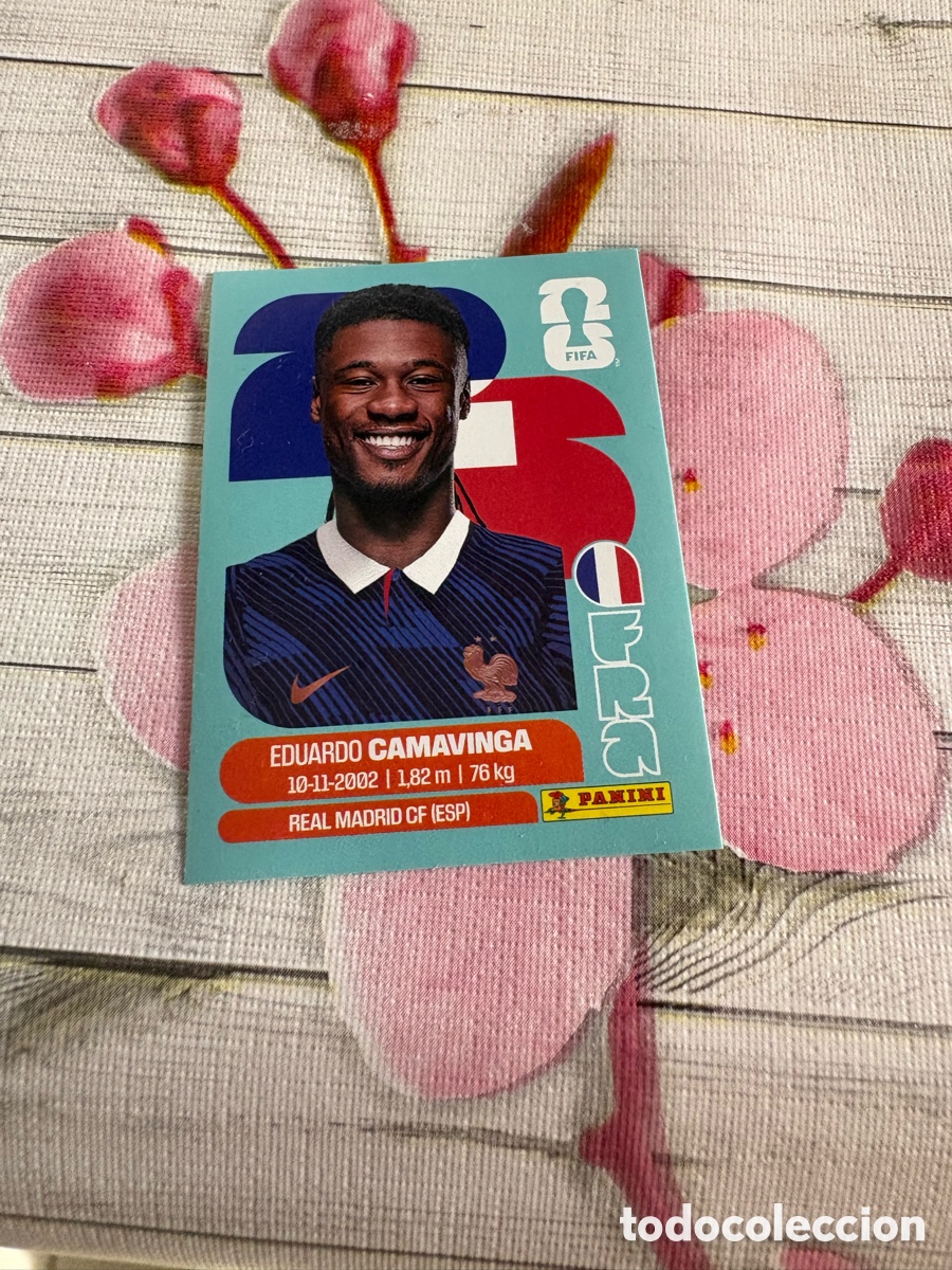 Cromos de f&uacute;tbol: Figurina Panini 2026 Cromo World Cup Usa Mundial 2026 Eduardo Camavinga France n FRA 10