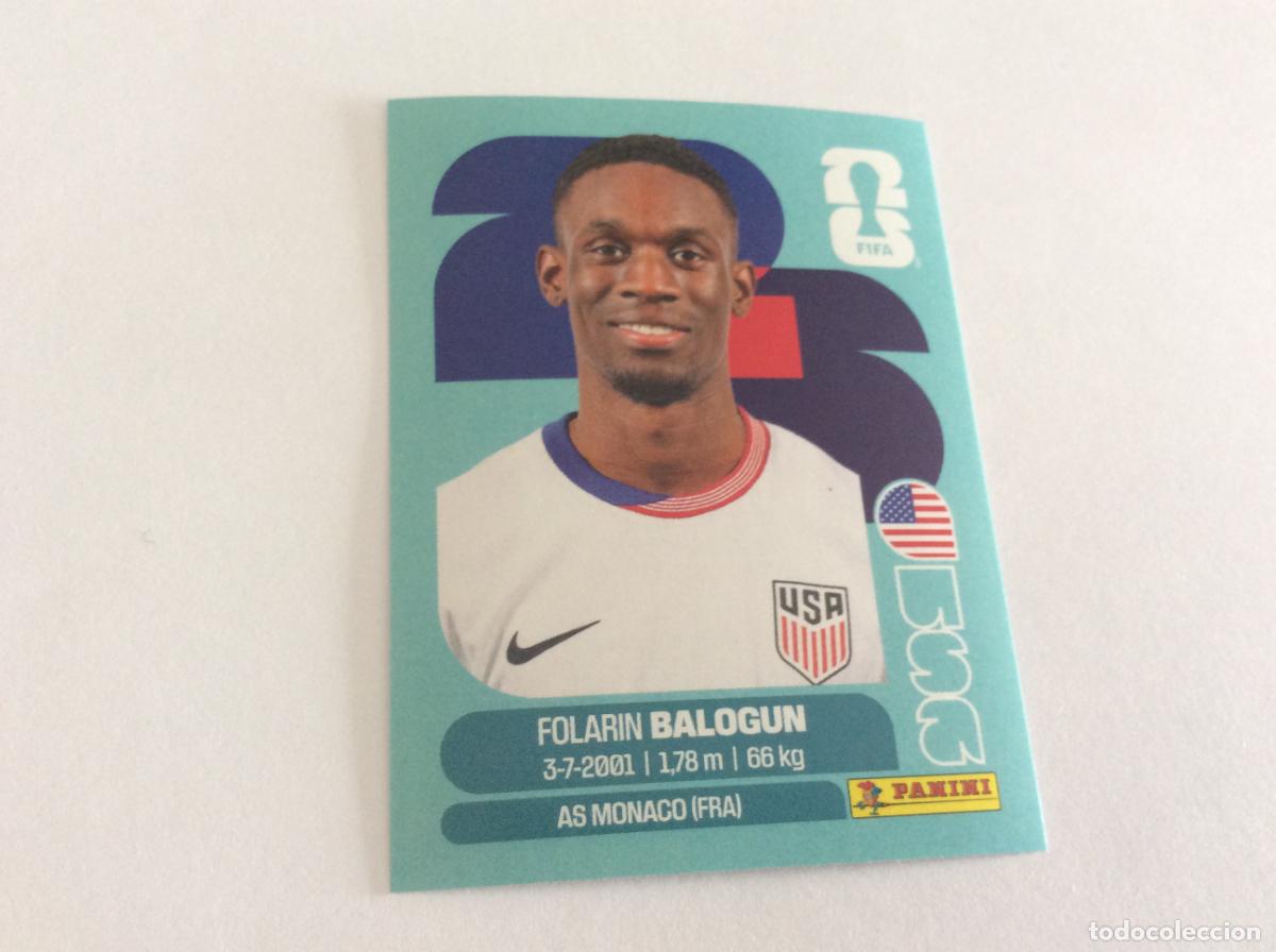 Cromos de f&uacute;tbol: USA20 USA 20 Folarin Balogun Sticker Cromo FIFA World Cup 2026 26 Panini Mundial