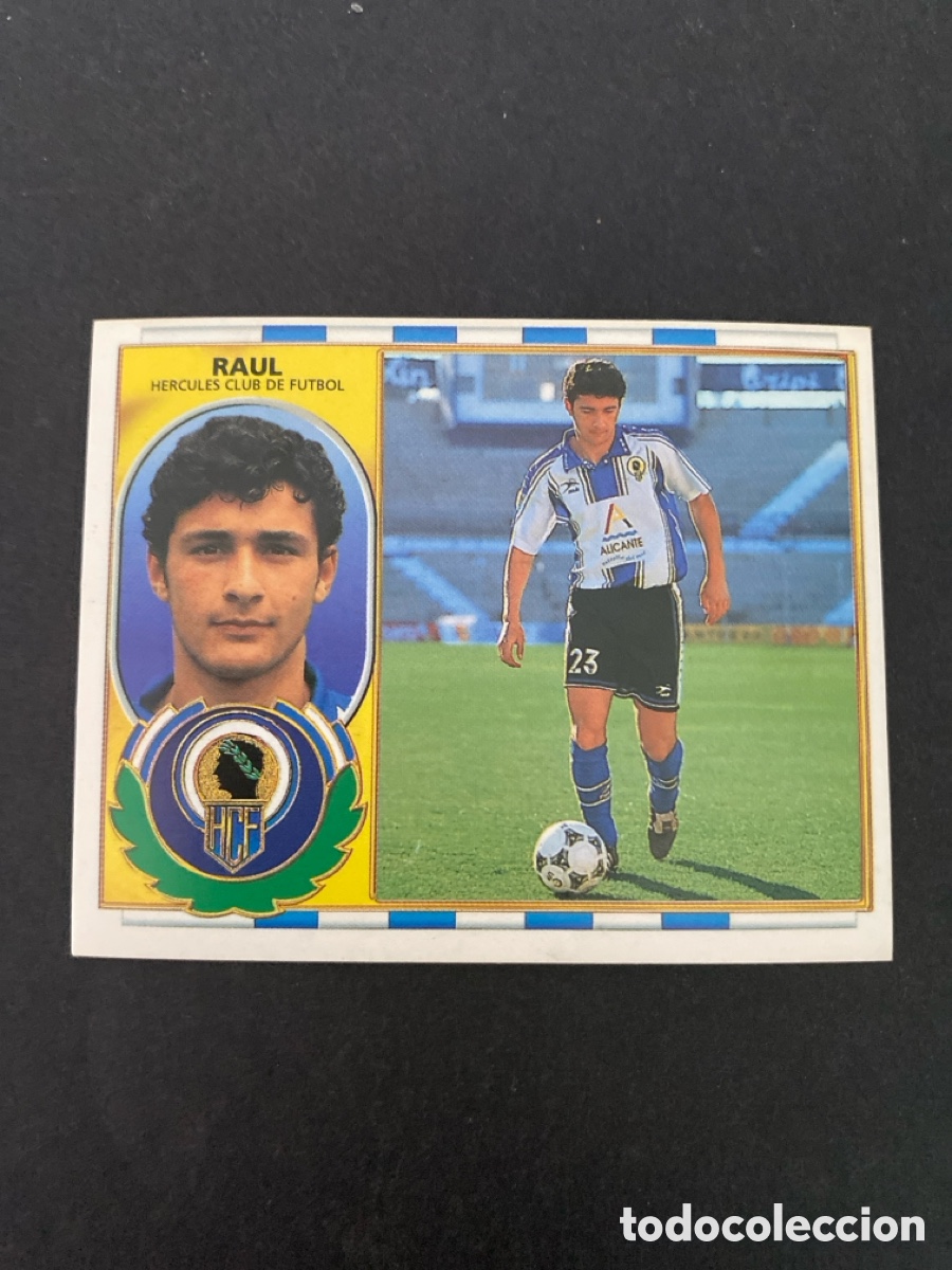 Cromos de f&uacute;tbol: Cromo liga 96/97 H&eacute;rcules CF nunca pegado