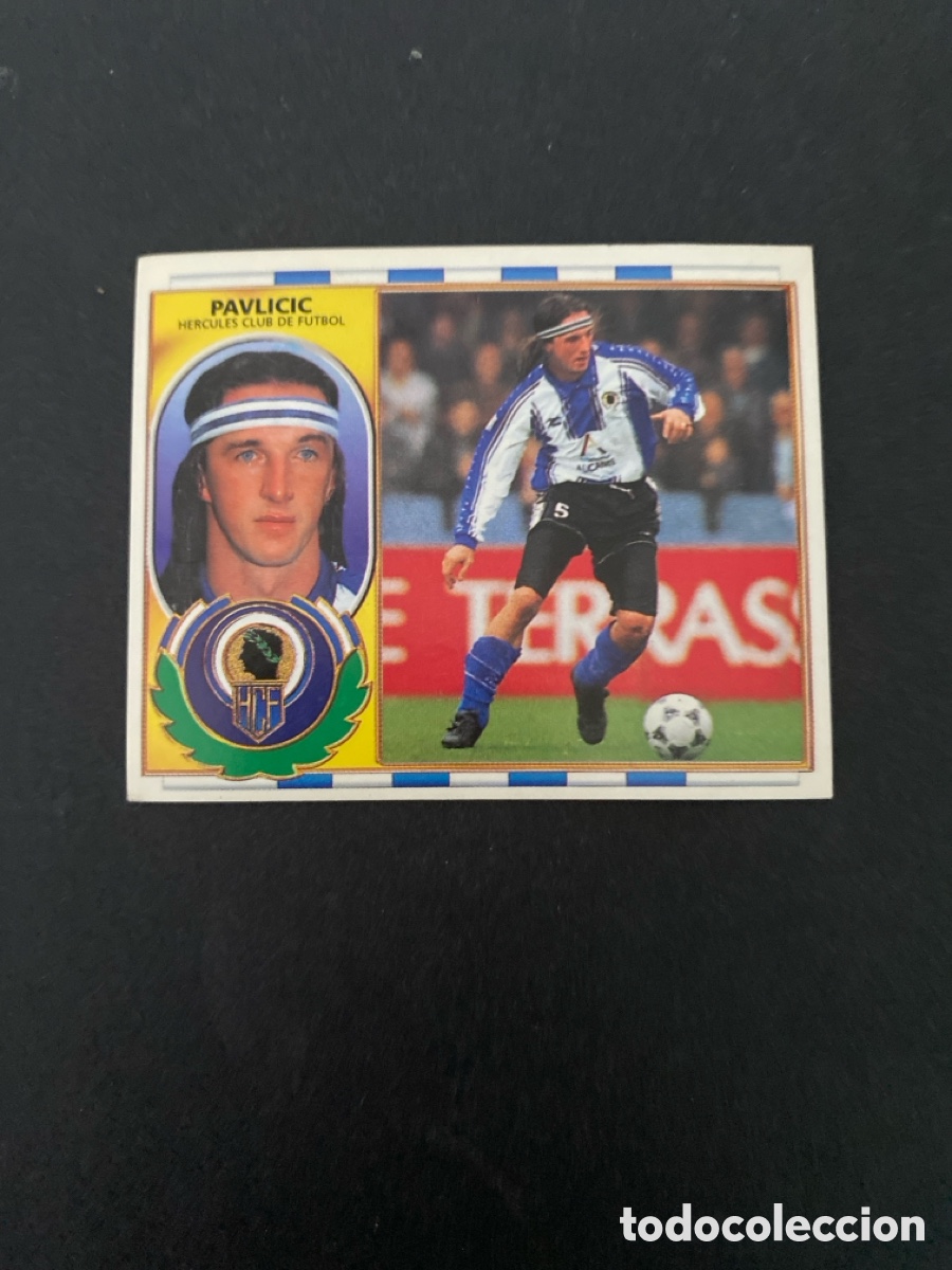Cromos de f&uacute;tbol: Cromo liga 96/97 H&eacute;rcules CF nunca pegado