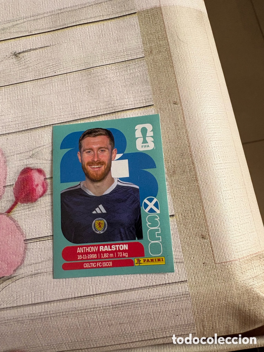 Cromos de f&uacute;tbol: SCO 9 ANTHONY RALSTON ESCOCIA CROMOS ALBUM FIFA WORLD CUP MUNDIAL 2026 PANINI