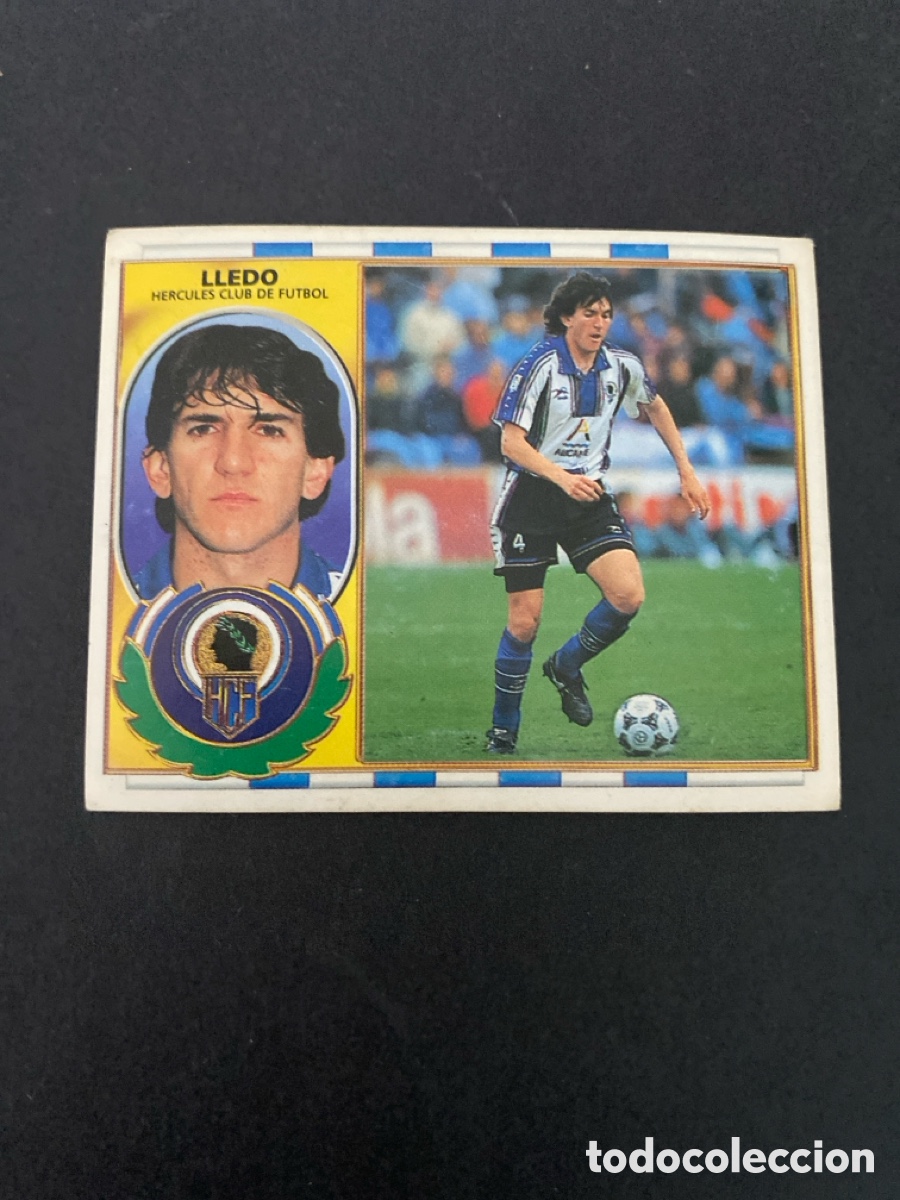 Cromos de f&uacute;tbol: Cromo liga 96/97 H&eacute;rcules CF nunca pegado