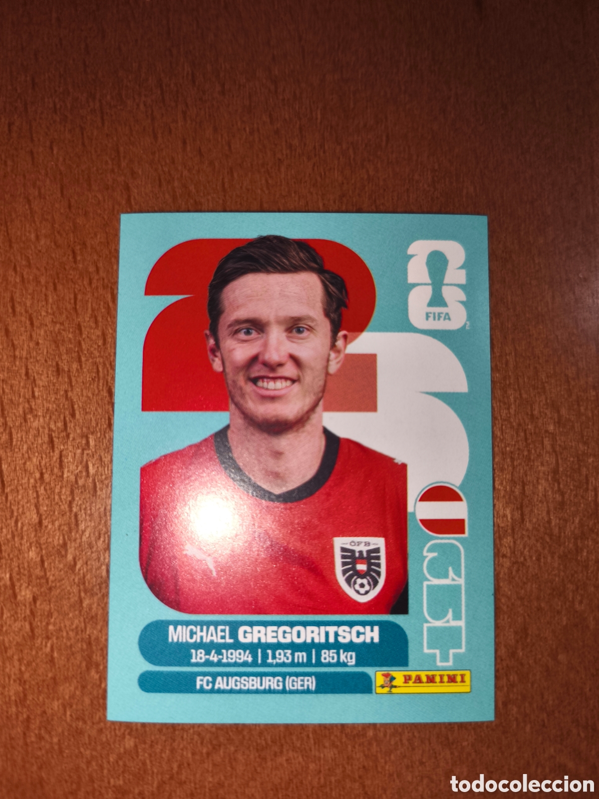 Cromos de f&uacute;tbol: AUT19 Michael Gregoritsch AUT 19 Fifa World Cup 2026 Austria