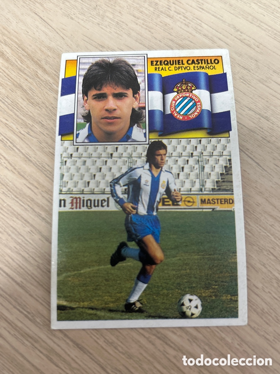 Cromos de f&uacute;tbol: EZEQUIEL CASTILLO ESPANYOL LIGA ESTE 1990 1991 90 91 NUNCA PEGADO SIN PEGAR
