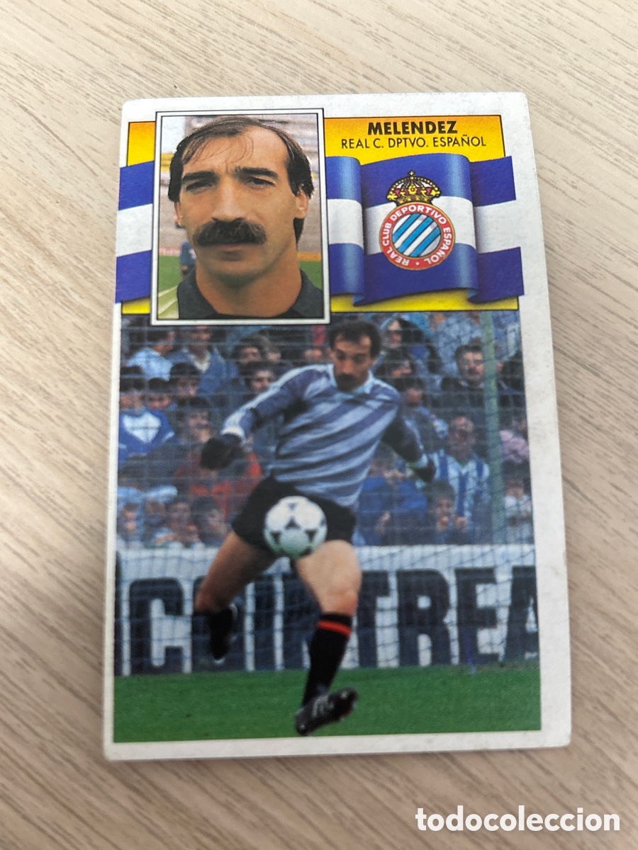 Cromos de f&uacute;tbol: MELENDEZ ESPANYOL LIGA ESTE 1990 1991 90 91 NUNCA PEGADO SIN PEGAR