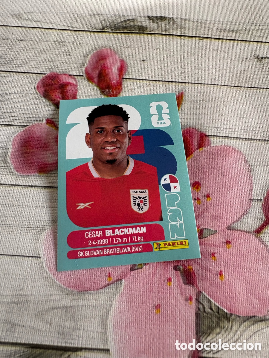 Cromos de f&uacute;tbol: B22 PAN9 C&Eacute;SAR BLACKMAN 9 PANAM&Aacute; PAN MUNDIAL FIFA WORLD CUP 2026 STICKER PANINI