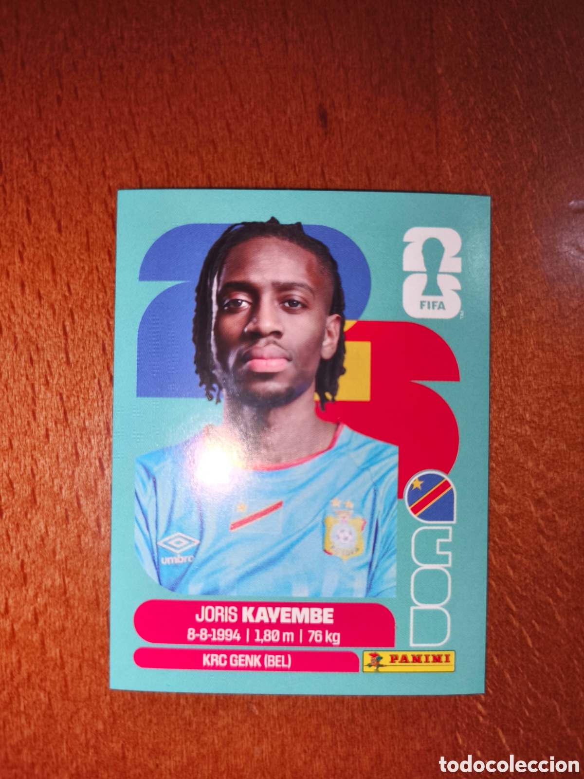 Cromos de f&uacute;tbol: COD7 Joris Kayembe COD 7 Fifa World Cup 2026 Congo