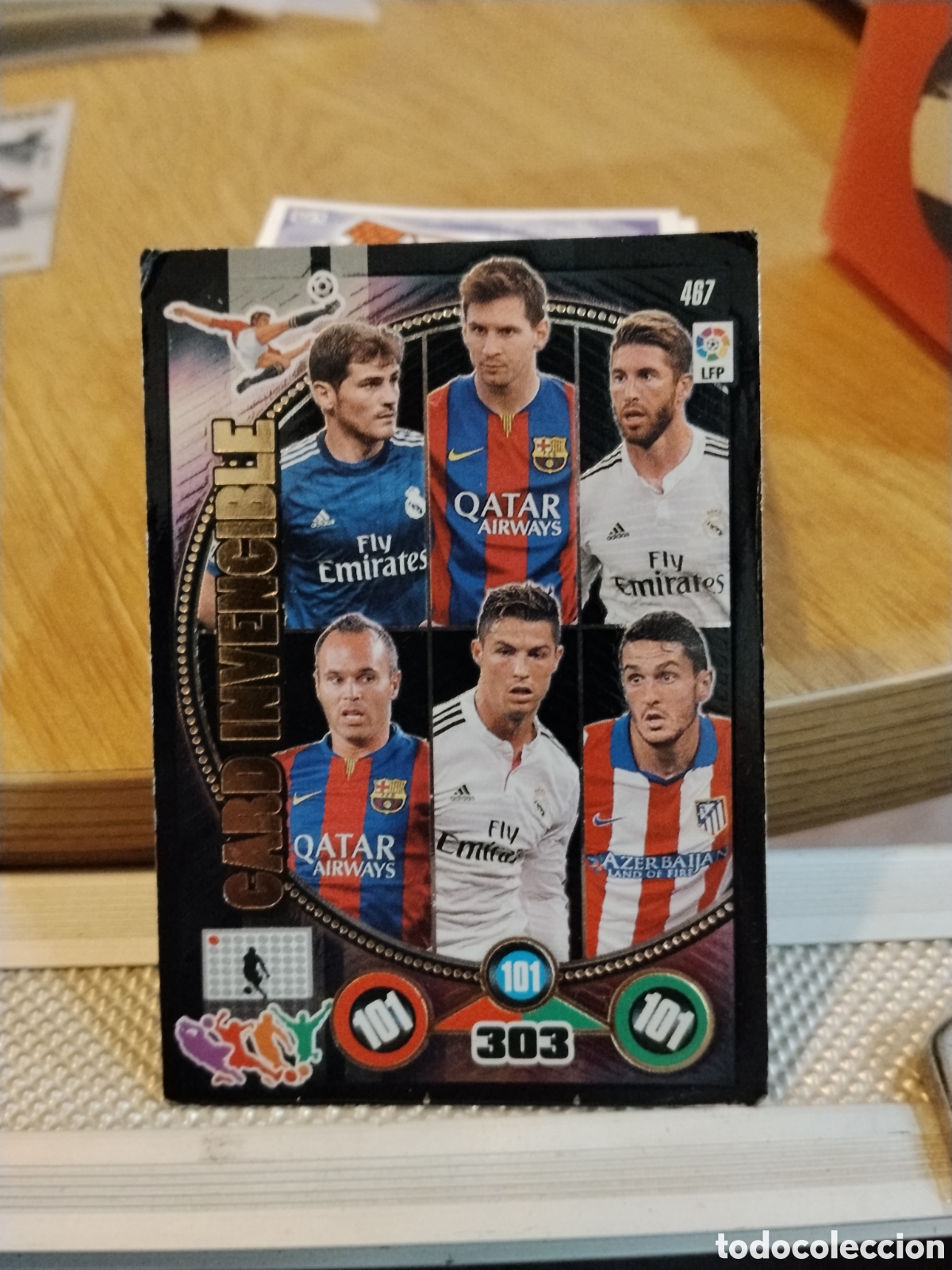Cromos de f&uacute;tbol: Card Invencible Adrenalyn XL 2014-2015