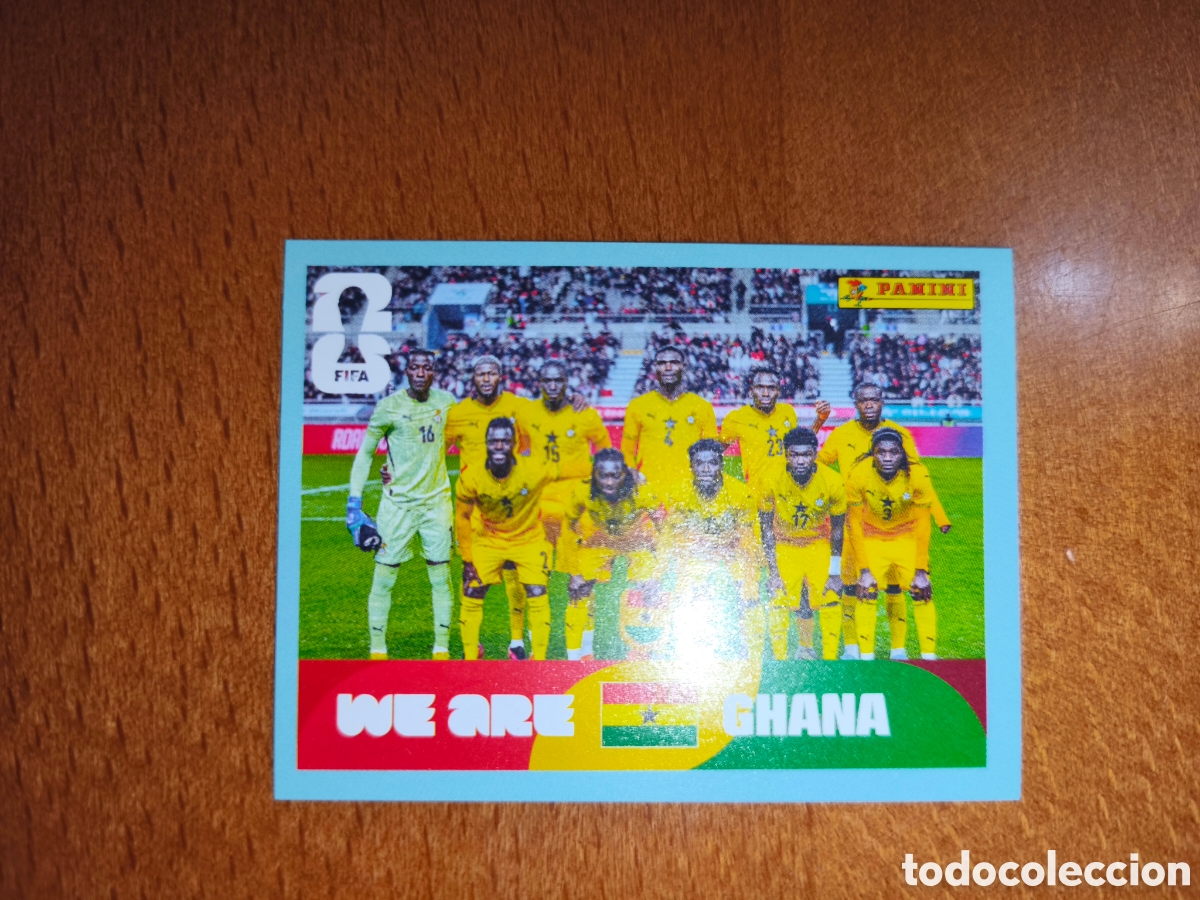 Cromos de f&uacute;tbol: GHA13 Equipo GHA 13 Fifa World Cup 2026 Ghana